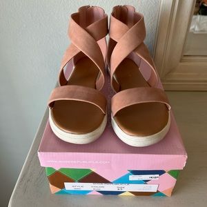 Shoe Republica Blush Sandals - Size 8.5